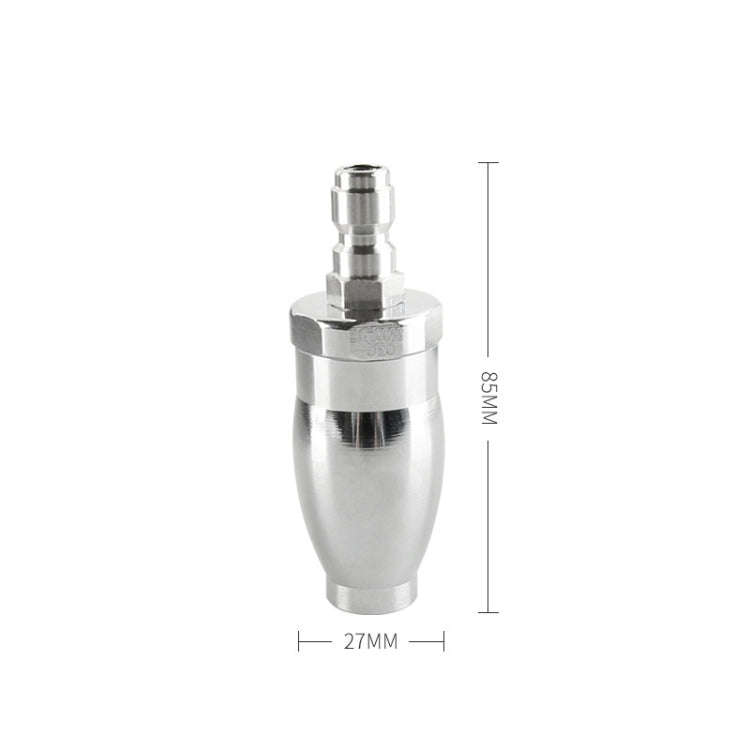 Electroplated Pure Copper Rotating Nozzle 360 Degree Fast Rotation 1/4 Quick-Insert Ceramic Spool