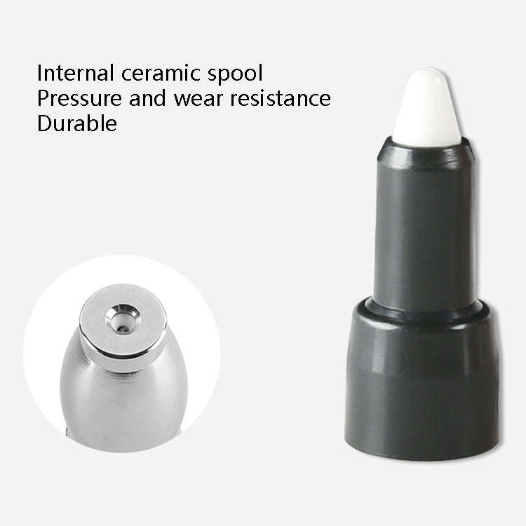 Electroplated Pure Copper Rotating Nozzle 360 Degree Fast Rotation 1/4 Quick-Insert Ceramic Spool