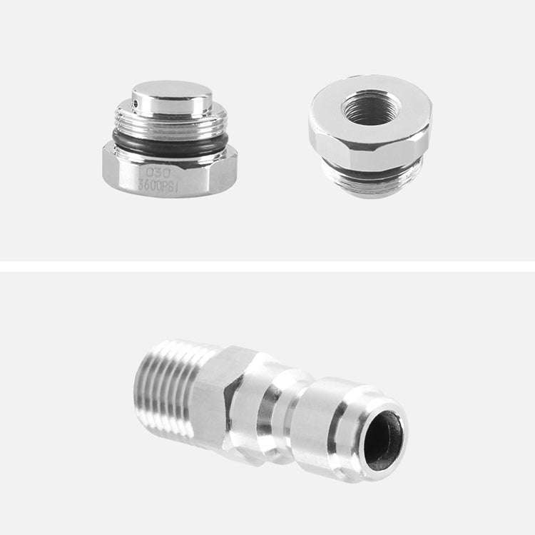 Electroplated Pure Copper Rotating Nozzle 360 Degree Fast Rotation 1/4 Quick-Insert Ceramic Spool