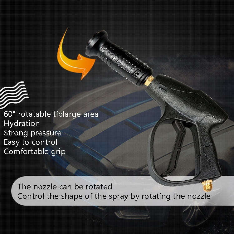 High-Pressure Car Wash Nozzle Cleaning Machine Brush Pump Accessories, Specification: Short Secti...