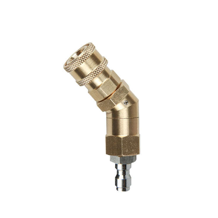 Car Wash Machine With High Pressure Air Conditioning Cleaning Nozzle 1/4 Copper Rotary Bending Jo...
