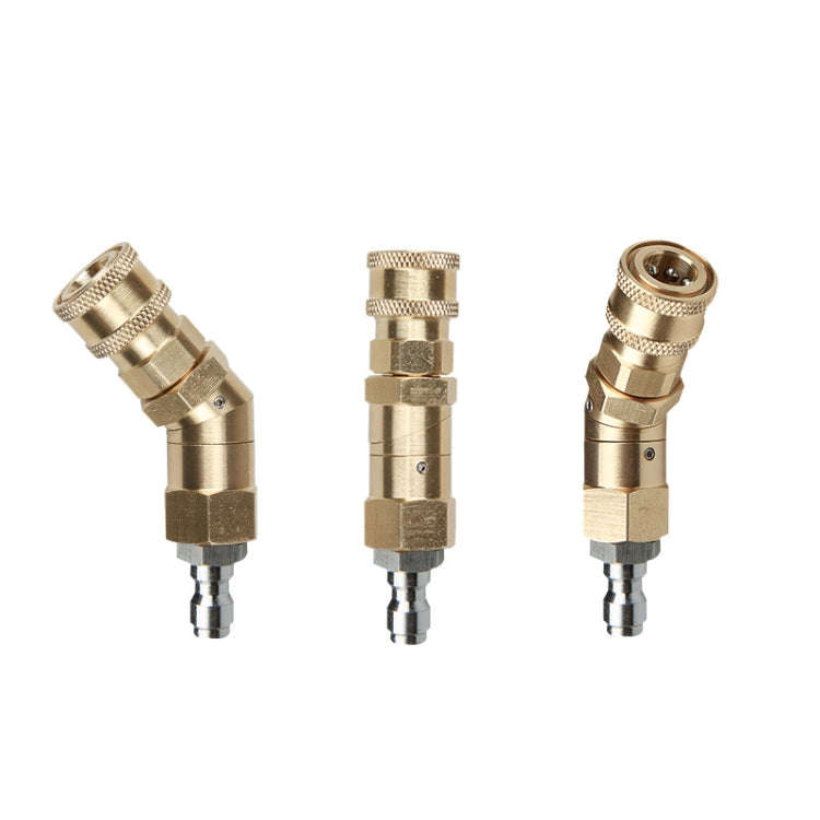 Car Wash Machine With High Pressure Air Conditioning Cleaning Nozzle 1/4 Copper Rotary Bending Jo...