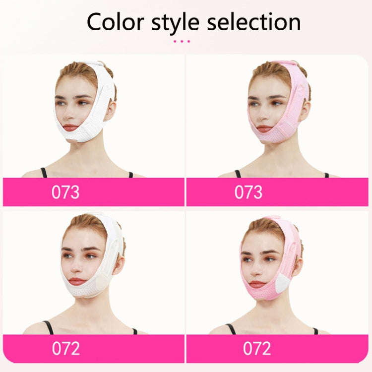 V Face Sleep Bandage Facial Firming Lifting Mask(073 White)