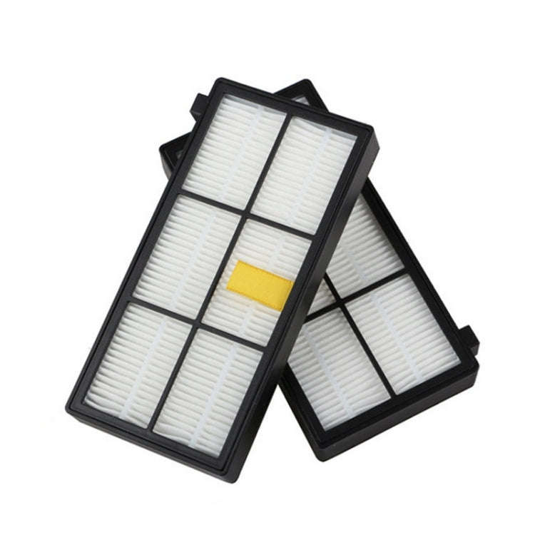 Robot Sweeping Brush + Hypa Filter + Triangle Side Brush For iRobot 800 960(Black)