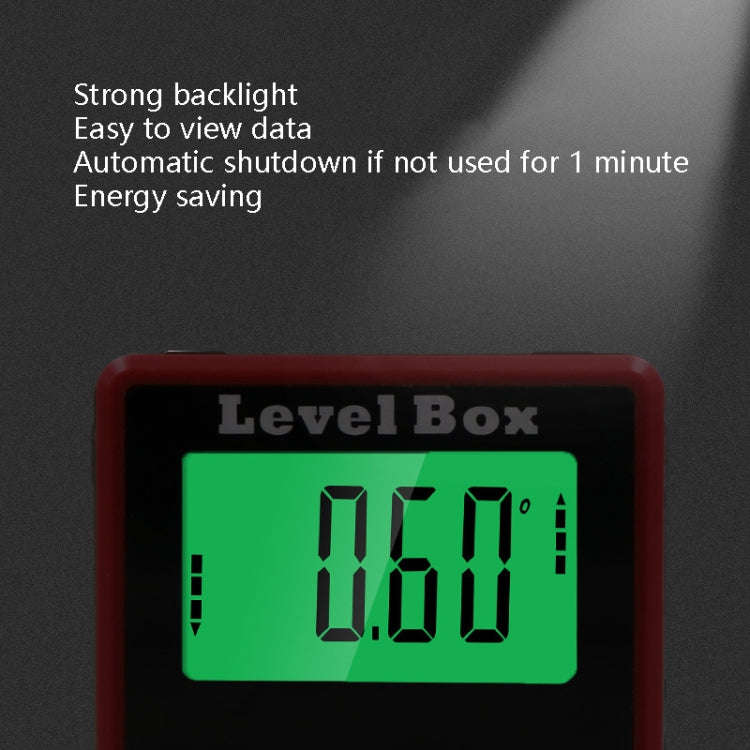 Precision Digital Inclinometer Electron Goniometers 4x90 Degree Magnetic Base Digital Protractor ...