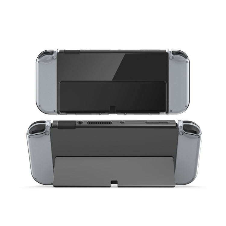 DOBE Game Handle Transparent Crystal Case TPU Protective Cover For Switch OLED Console(Transparen...