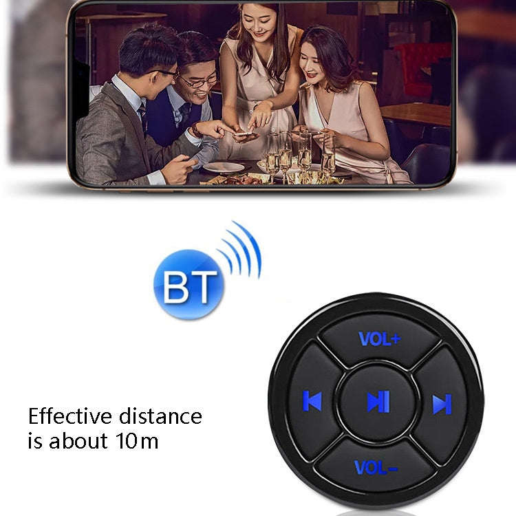Car Mobile Phone Remote Control Bluetooth Wireless Multimedia Button Remote Control Music Playbac...