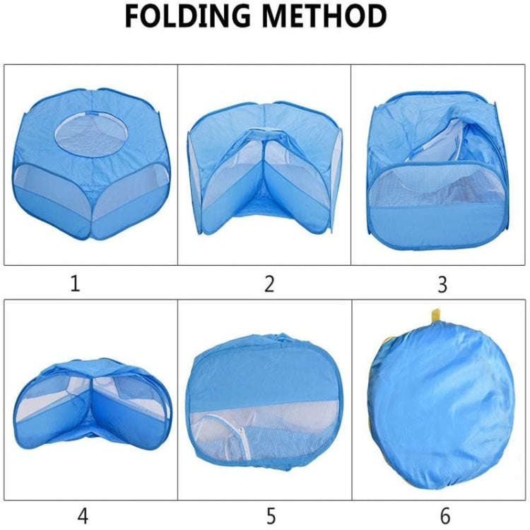 Folded Small Pet Fence Outdoor Workout Game Crawling Small Animal Tent, Specification With Sid...
