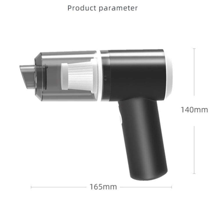 Car Dry And Wet Wireless Handheld Vacuum Cleaner(Black)