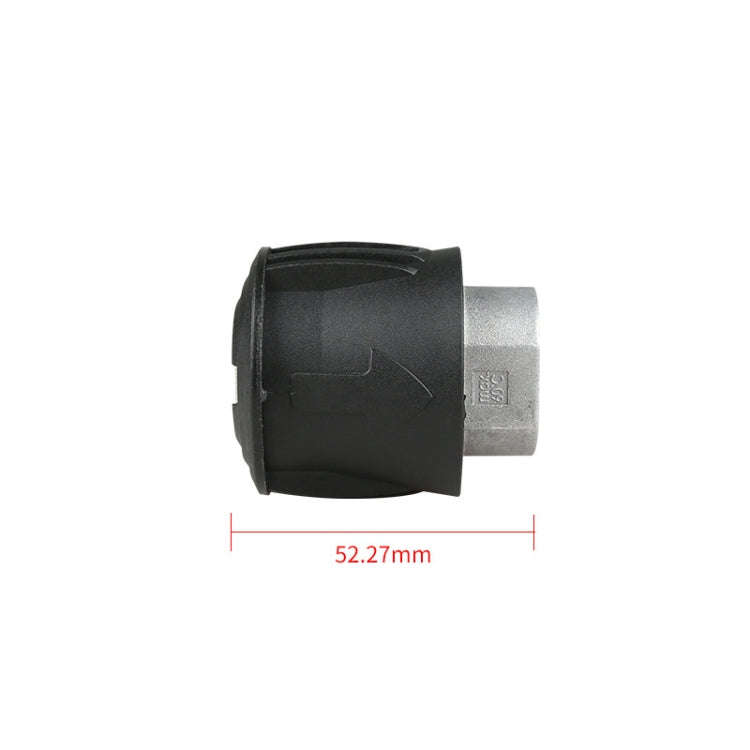 Aluminum Conversion Joint M22 / 14 Cleaning Machine Water Pipe Adapter For Karcher