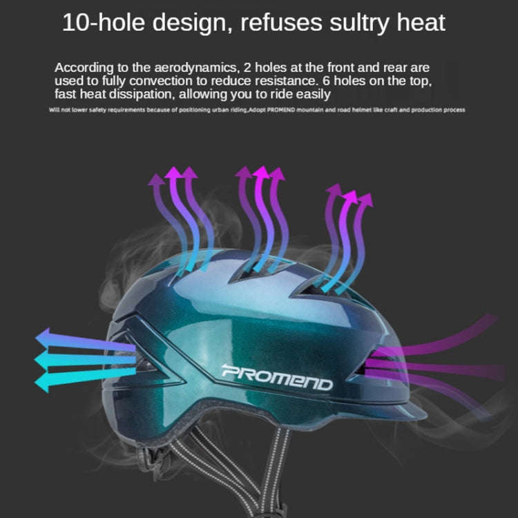 PROMEND 12H19 Summer Cool Motorcycle Riding Half Helmet Helmet Outdoor Off-Road Helmet With Tail ...