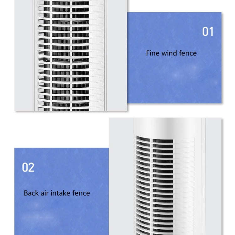 WoMu Household Leafless Fan Tower Floor Fan CN Plug, Size:90cm, Style:Remote Control