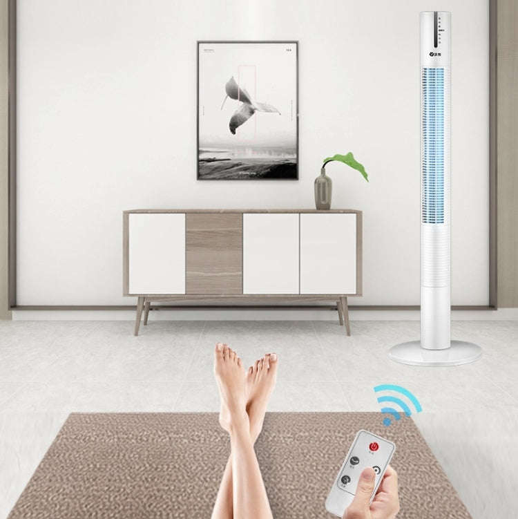 WoMu Household Leafless Fan Tower Floor Fan CN Plug, Size:110cm, Style:Remote Control