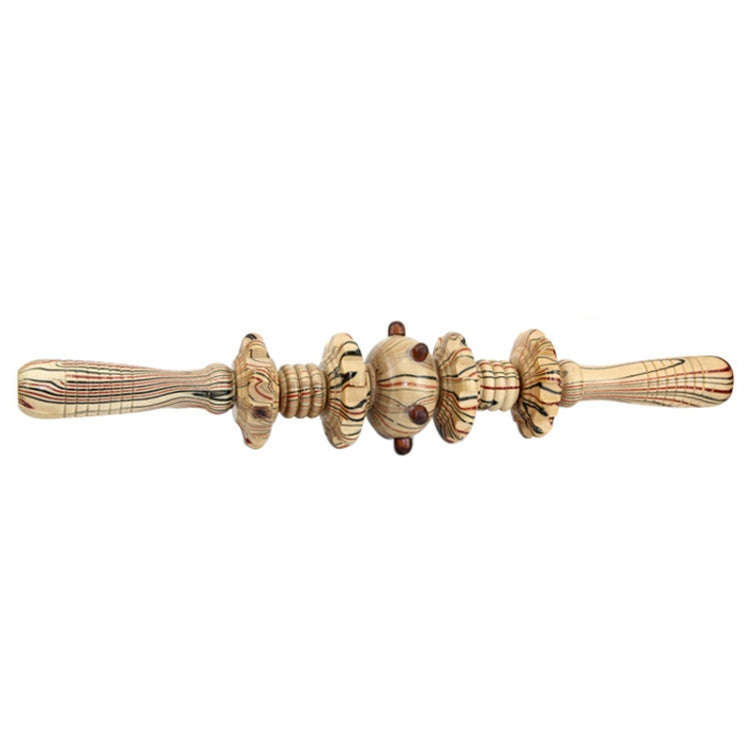 Wooden Abdominal Massager Leg Roller Massager(358 Massage Wheel)