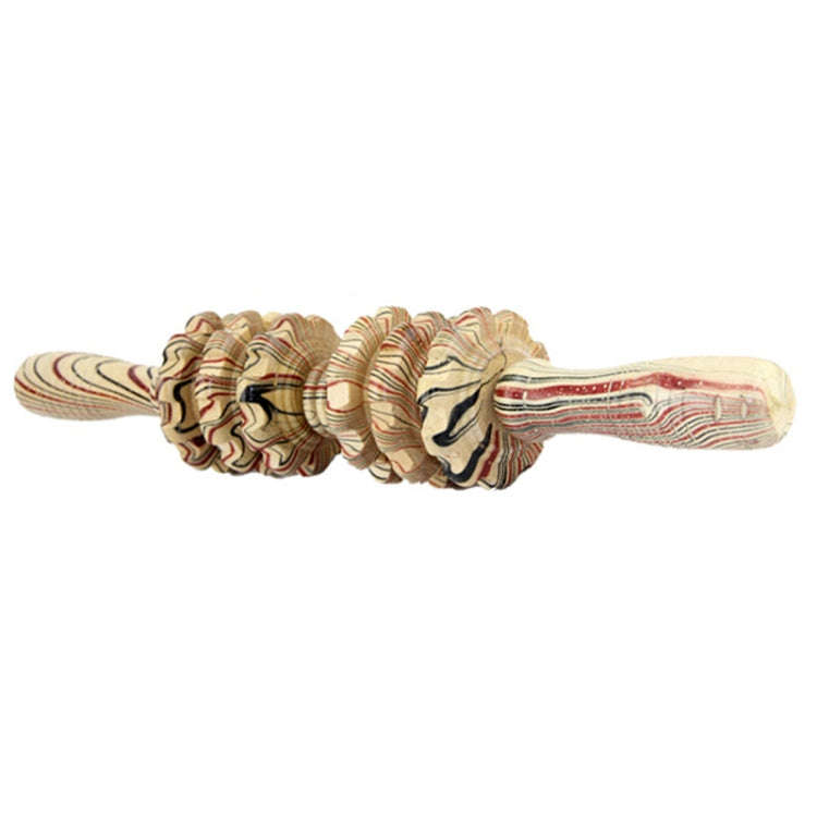 Wooden Abdominal Massager Leg Roller Massager(368 Massage Wheel)