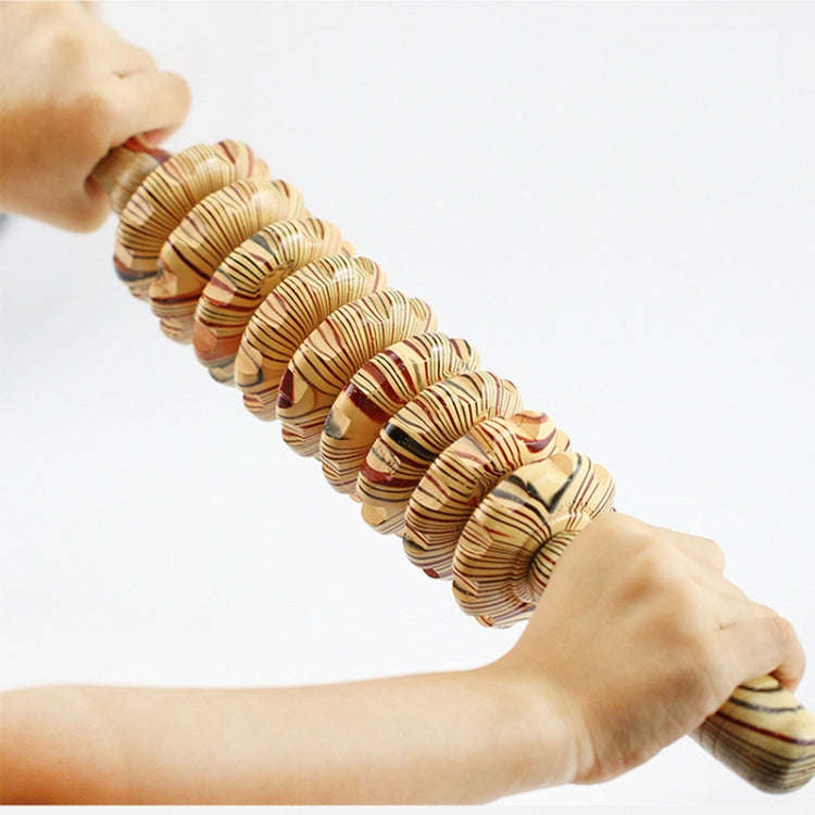 Wooden Abdominal Massager Leg Roller Massager(368 Massage Wheel)