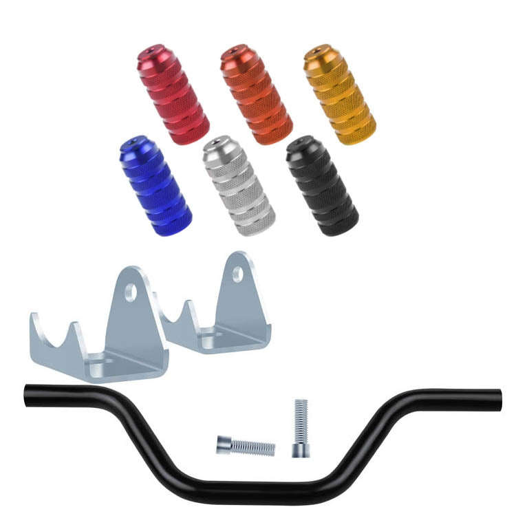 TF-2011 Motorcycle Modification Pedal Rod Universal Elbow Pedal(Blue)