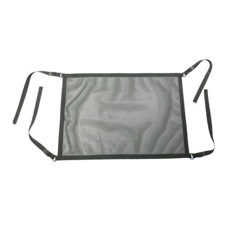 Car Storage Network Pocket Car Roof Seating Room Mesh Folding Hanging Bag, Style: Single Layer(Bl...