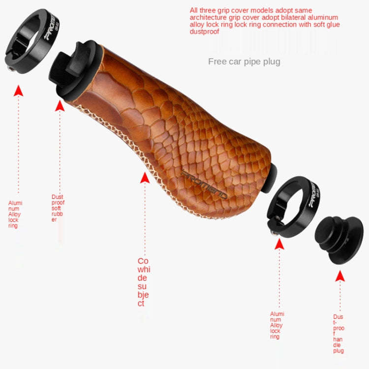 1 Pair PROMEND GR-502H Bicycle Mountain Bike Folding Bike Locking Ergonomic Meat Ball Gloves(Blac...