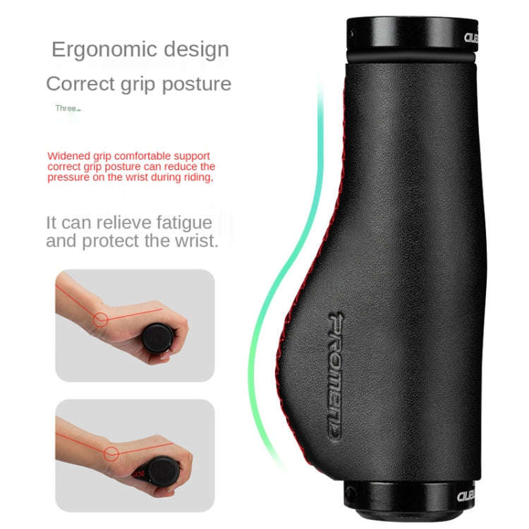 1 Pair PROMEND GR-502H Bicycle Mountain Bike Folding Bike Locking Ergonomic Meat Ball Gloves(Blac...
