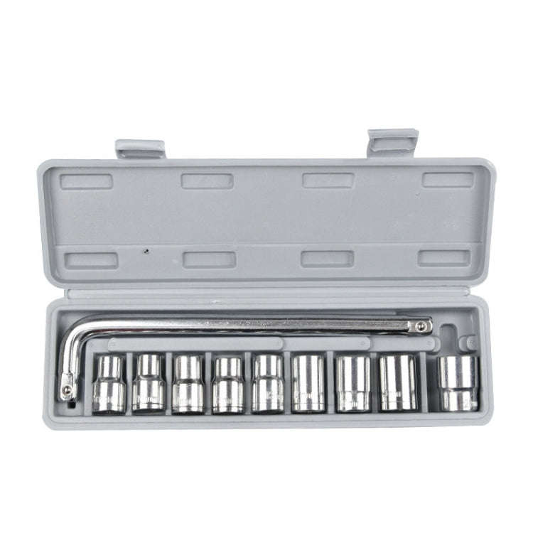 10 PCS / Set CY-0117 Sleeve Combination Tool Set Ratchet Repair Emergency Tricycle Auto Repair Mu...