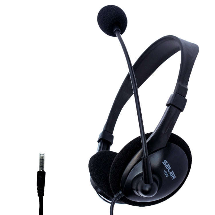 Salar V58 Headset Headphone 3.5mm Game Microphone Headset(Single Plug)