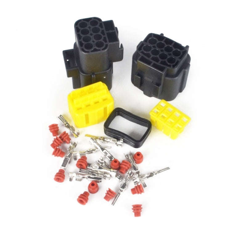 4 Sets  DJ70816Y 8 Holes Automobile Waterproof Plug Connector Automobile Plug-In Oil Pump Wiring ...