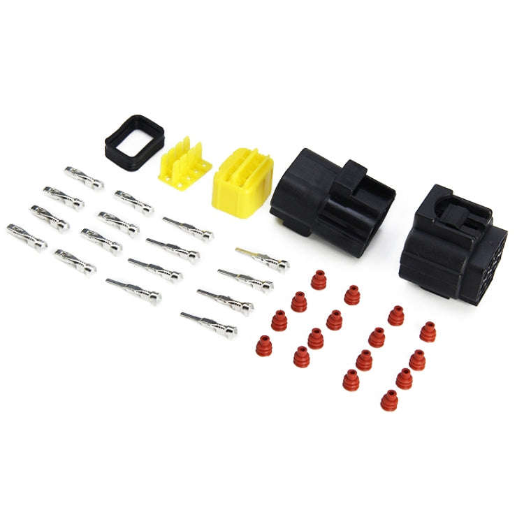 4 Sets  DJ70816Y 8 Holes Automobile Waterproof Plug Connector Automobile Plug-In Oil Pump Wiring ...