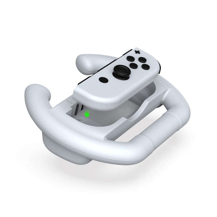 DOBE Left And Right Handle Steering Wheel For Switch OLED / Switch, Specification White2PCS...