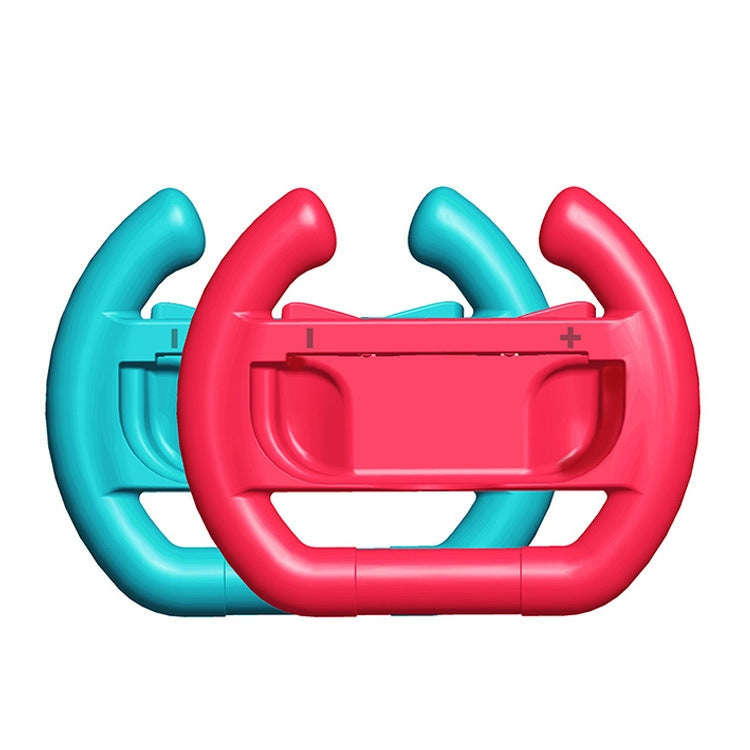 DOBE Left And Right Handle Steering Wheel For Switch OLED / Switch, Specification Red + Blue...