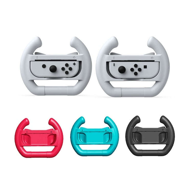 DOBE Left And Right Handle Steering Wheel For Switch OLED / Switch, Specification Red + Blue...