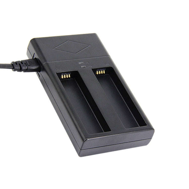 Jinnet 2 PCS Smart Dual Charge Handheld Gimbal Camera Battery Charger For DJI/Osmo(US Plug)