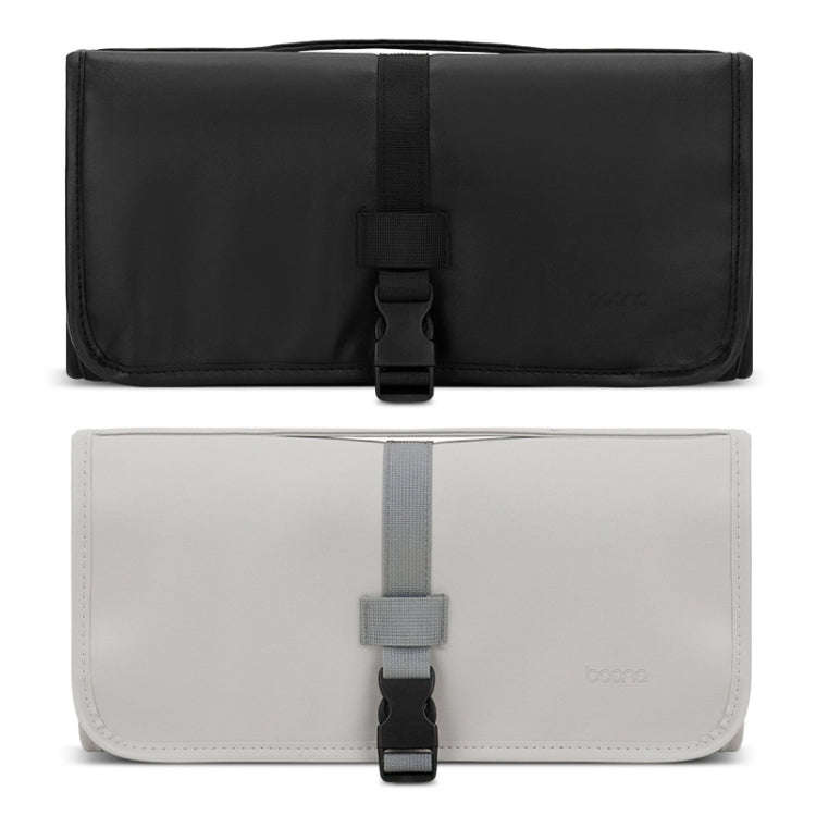 Baona BN-DS004 PU Leather Portable Storage Bag For Dyson Hair Curler(Grey)