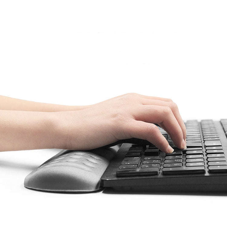Baona Silicone Memory Cotton Wrist Pad Massage Hole Keyboard Mouse Pad, Style: Medium Keyboard Re...