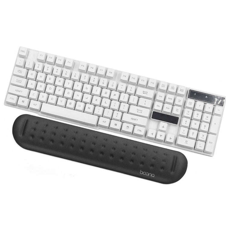 Baona Silicone Memory Cotton Wrist Pad Massage Hole Keyboard Mouse Pad, Style: Medium Keyboard Re...