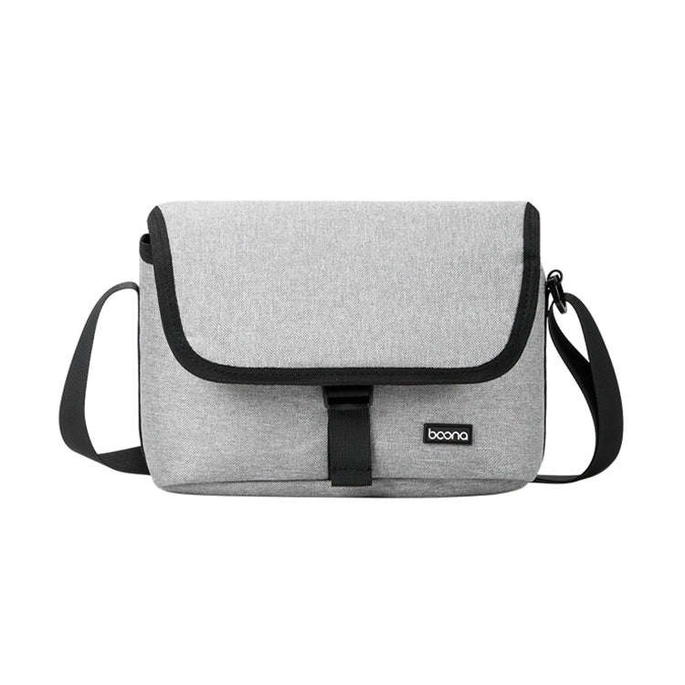 Baona BN-H013 Camera Shoulder Bag SLR Lens Storage Handbag(Light-Thin Gray)