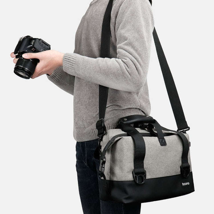 Baona BN-H014 SLR Camera Shoulder Bag Digital Storage Protective Waterproof Bag(Gray)
