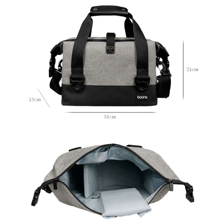Baona BN-H014 SLR Camera Shoulder Bag Digital Storage Protective Waterproof Bag(Gray)