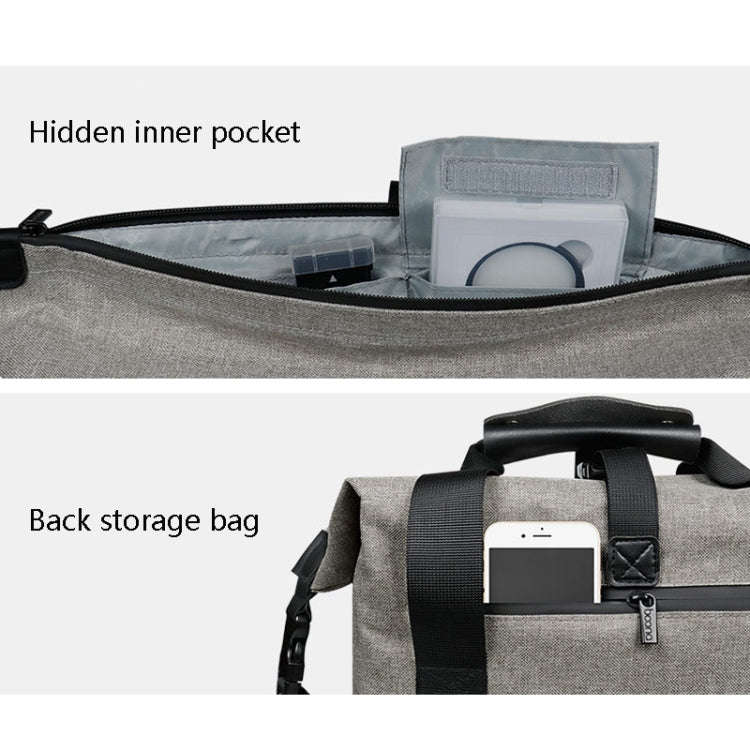 Baona BN-H014 SLR Camera Shoulder Bag Digital Storage Protective Waterproof Bag(Gray)