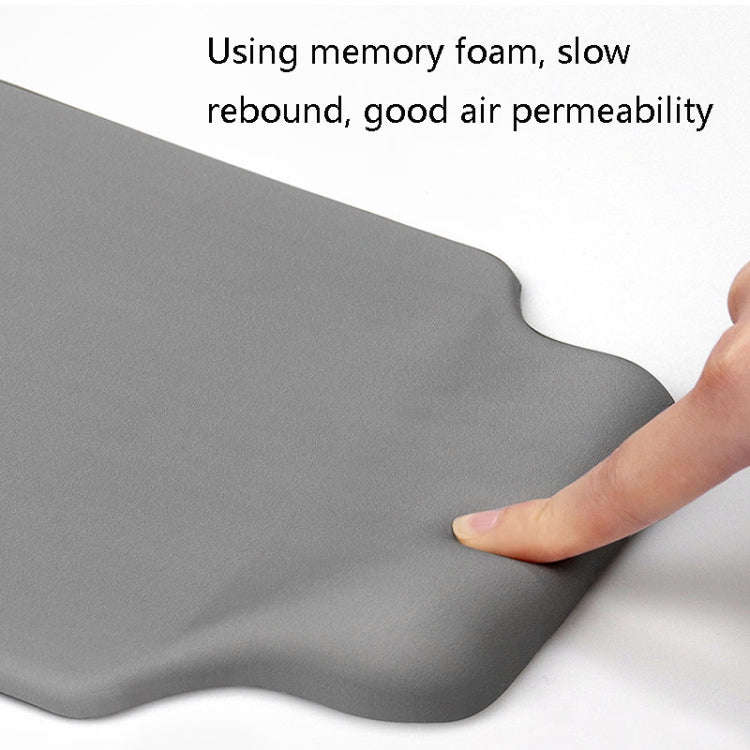 Baona Wrist Mouse Pad Memory Cotton Mouse Pad(Navy)