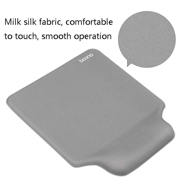 Baona Wrist Mouse Pad Memory Cotton Mouse Pad(Navy)