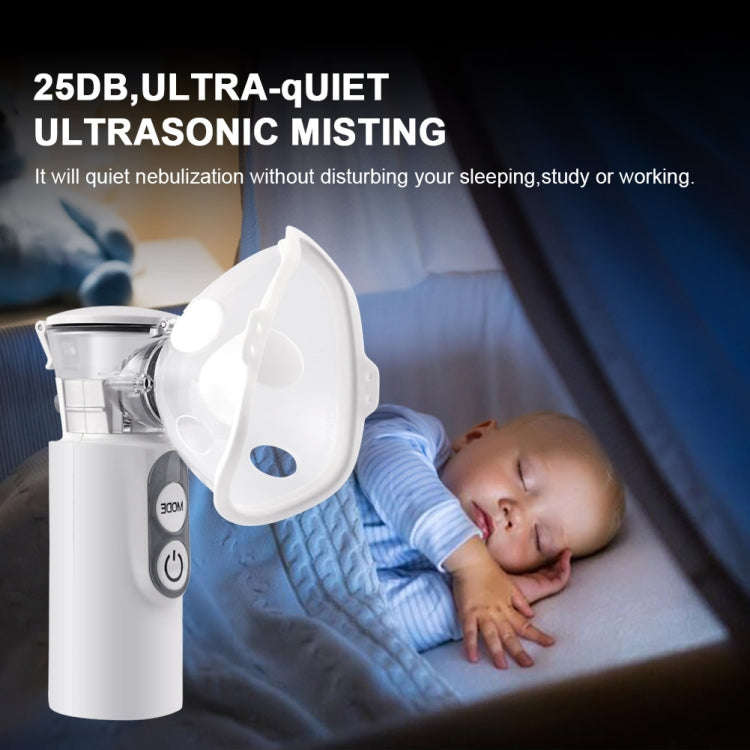 YMK-R7  Ultrasonic Wave Handheld Nebulizer Portable Child Adult Compressed Nebulizer, Style: Dry ...