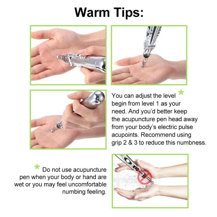 Circulating Energy Automatic Point Finding Meridian Pen Home Pain Electronic Acupuncture Pen Spec...