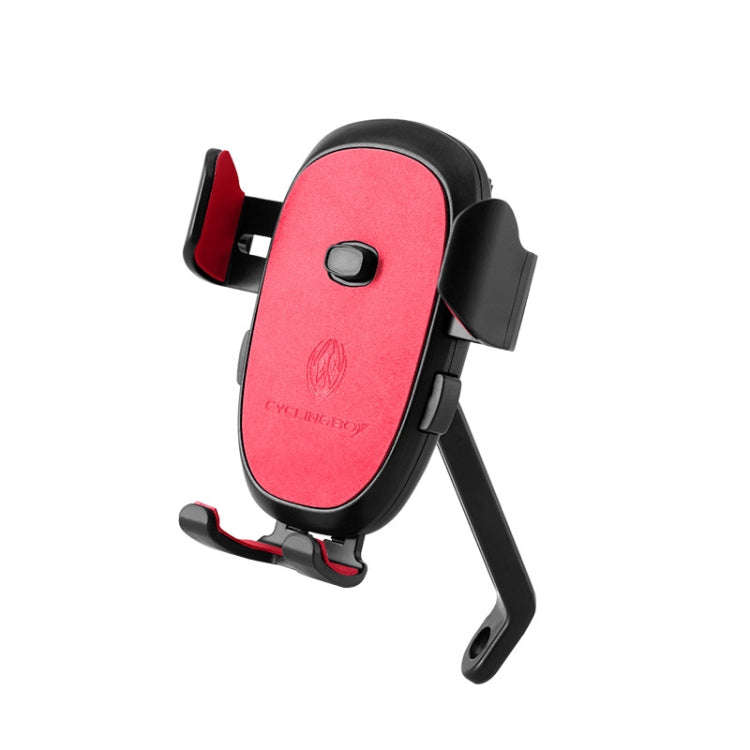 CYCLINGBOX BG-2930 Bicycle Mobile Phone Frame Plastic One-Click Lock Mobile Phone Bracket, Style:...