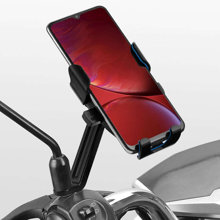 CYCLINGBOX BG-2930 Bicycle Mobile Phone Frame Plastic One-Click Lock Mobile Phone Bracket, Style:...