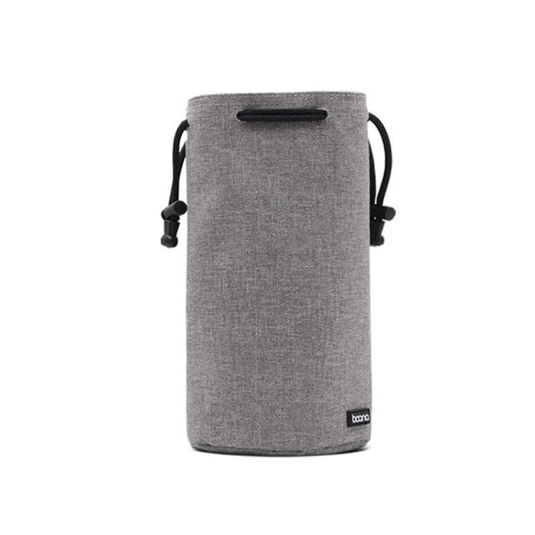 Benna Waterproof SLR Camera Lens Bag  Lens Protective Cover Pouch Bag, Color: Round Small(Gray)