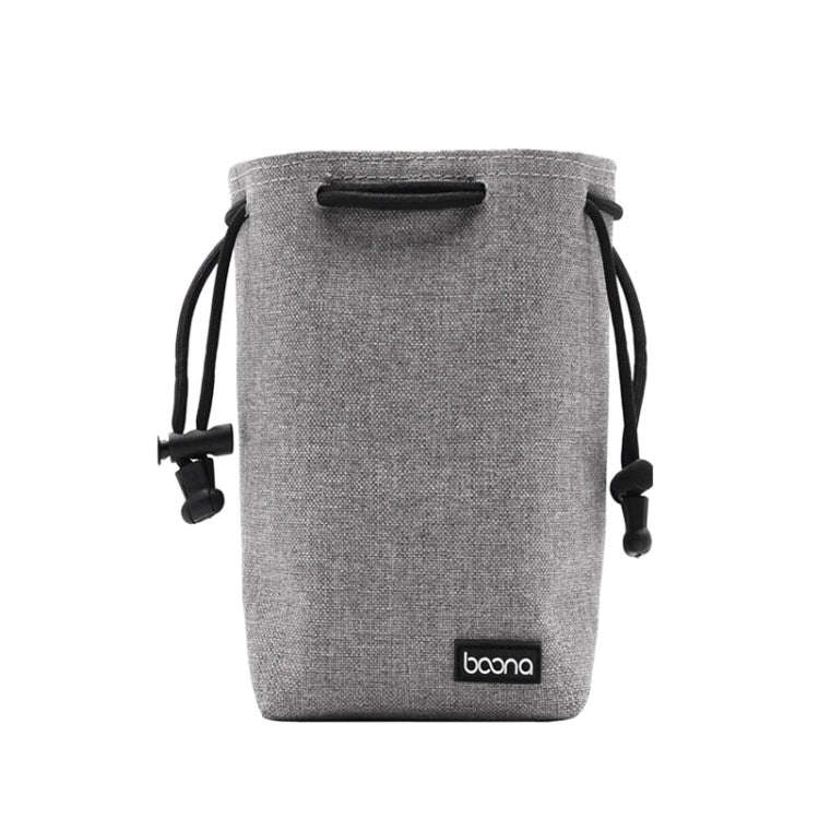 Benna Waterproof SLR Camera Lens Bag  Lens Protective Cover Pouch Bag, Color: Square Small(Gray)