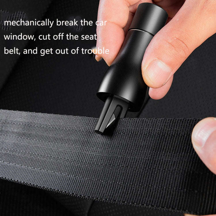 XL91 Car Breakster Escape Emergency Safety Hammer Cutter Multi-Function Mini Window Escape(Darkly...