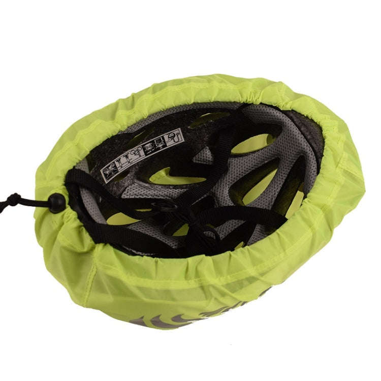 2 PCS Cycling Helmet Rain Cover Outdoor Reflective Safety Helmet Cover, Size: Free Size(Blue (Sty...