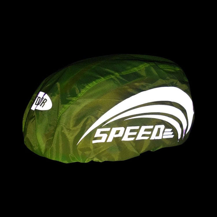 2 PCS Cycling Helmet Rain Cover Outdoor Reflective Safety Helmet Cover, Size: Free Size(Fluoresce...